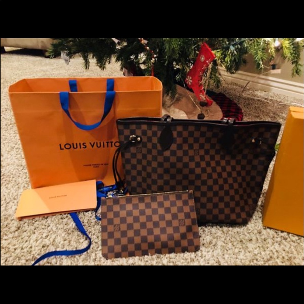 For Louis Vuitton NEVERFULL MM Authentic